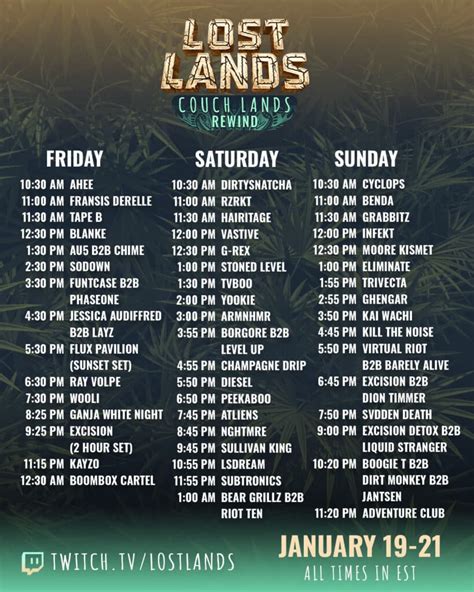 twitch lost lands|lost lands line up 2024.